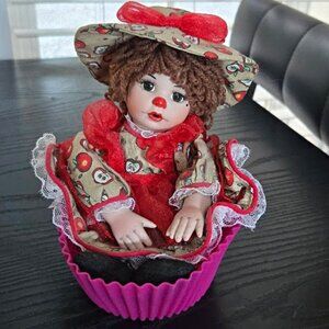 Marie Osmond Porcelain doll Rag A Muffin Apple Spice , 8 inches 2006 #2408